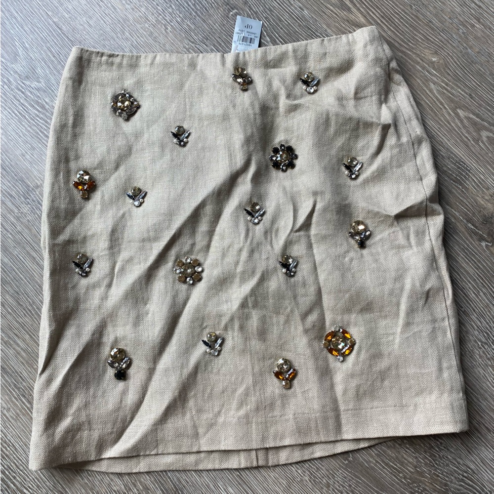 Ann Taylor Crystal Embellished Skirt